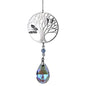 Solar Collector Tree of Life with Rainbow Crystal Drop