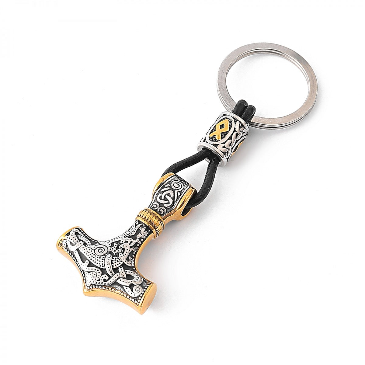 Keychain - "Mjölnir Asgard Knot"