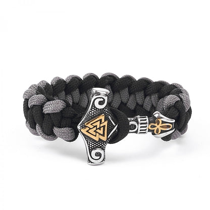 Bracelet - "Mjölnir-Valknut"