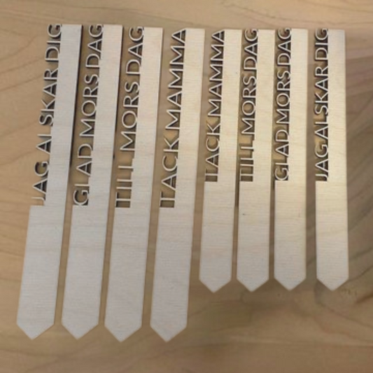 Blumenstecker mit Text – für verschiedene Anlässe