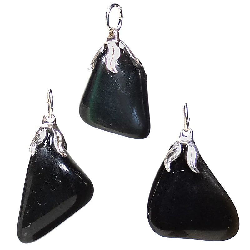 Edelsteinpendant - Regenbogen Obsidian