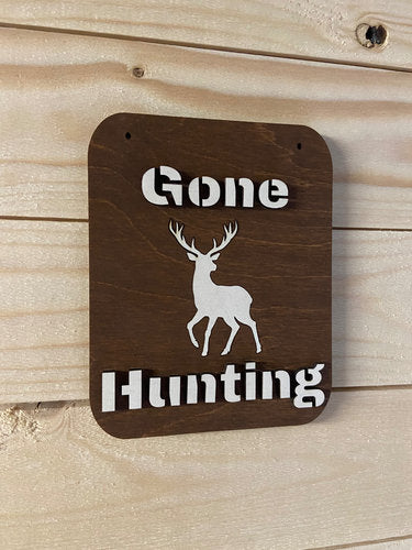 Wall decoration "Gone Hunting" 180 x 225 x 9mm