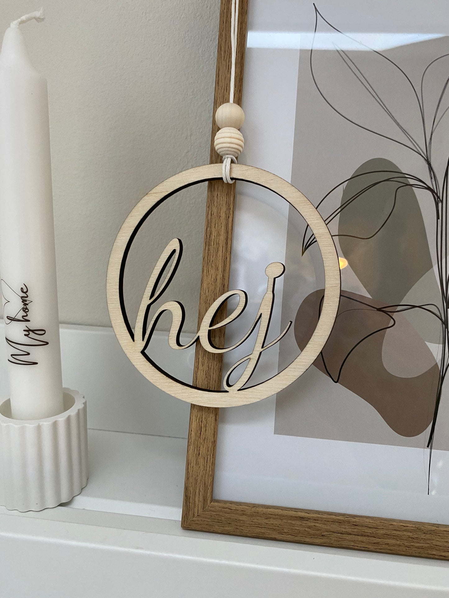 🌿 Wooden "Hello" Hanger - Stylish welcome for your home! 🏡