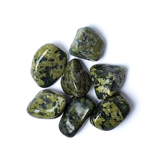 Jade nefrit, A-kvalitet - Trumlade stenar