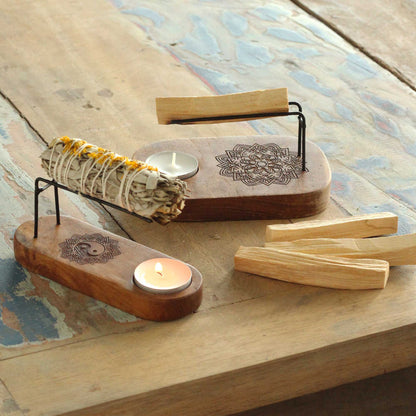 Palo Santo incense holder - Ceramic holder for safe burning