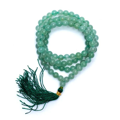 Mala Aventurine AA-Quality 108 Beads + Storage Bag