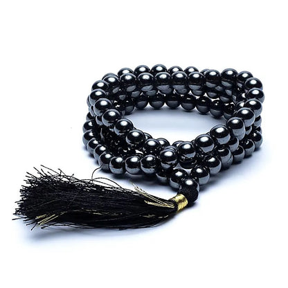 Mala Hematite in AA quality – 108 beads