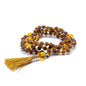 Mala Rudraksha and Citrine (Burnt Amethyst)