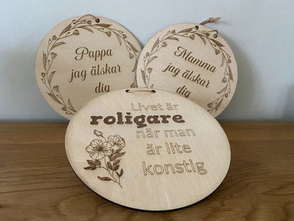 Holzschild "ich liebe dich"- das perfekte Geschenk!