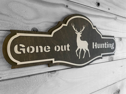 Wall decoration "Gone out Hunting" 350 x 173 x 9 mm