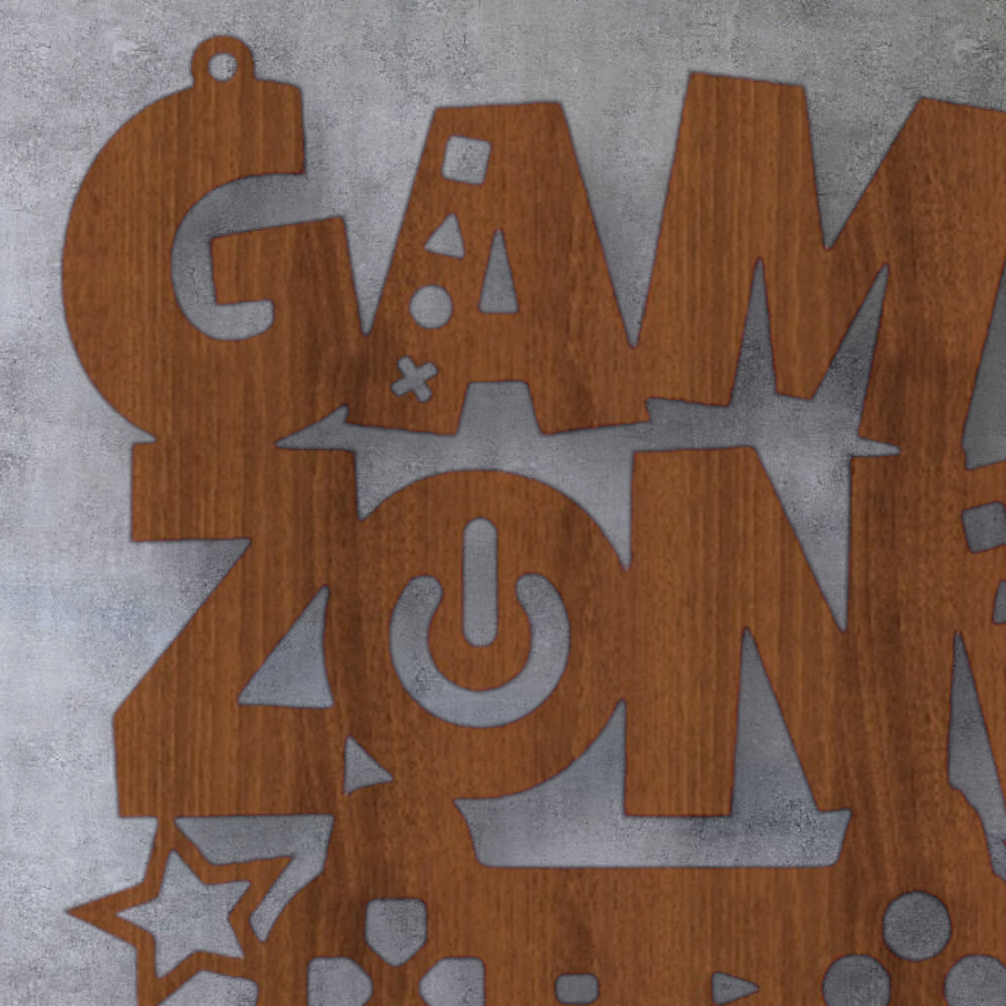 🎮 Wanddekoration „Game Zone“ – Must-have für alle Gamer! 🕹️