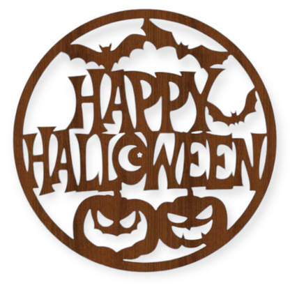 Decorative Sign "Happy Halloween"