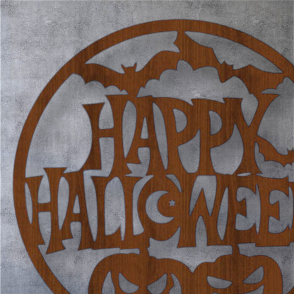 Decorative Sign "Happy Halloween"