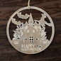 Dekoschild „Haunted House-Happy Halloween“ – 2 Varianten