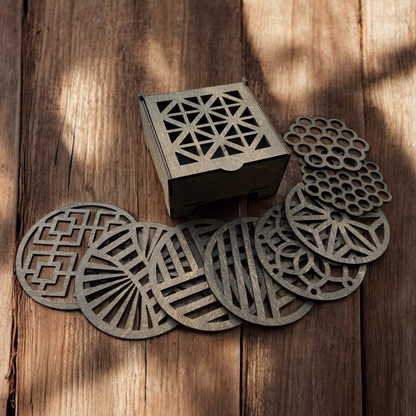 Coaster "Nordic Coffee flow" - different variants