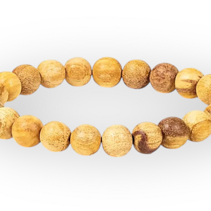Palo Santo bracelet round beads - size "M" elastic