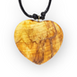 Palo Santo heart necklace