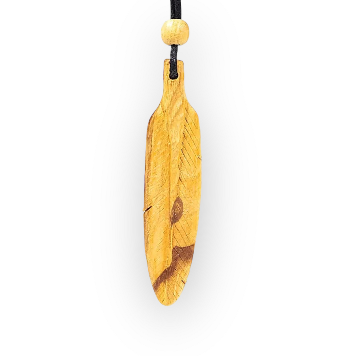 Halsband Palo Santo Feder - groß