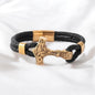 Armband "Mjölner Asgard Knot" Läder