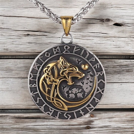 Halsband "Skoll & Runor"