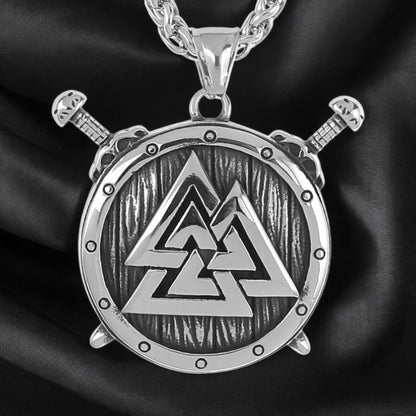 Necklace "Valknut Shield" (2025)