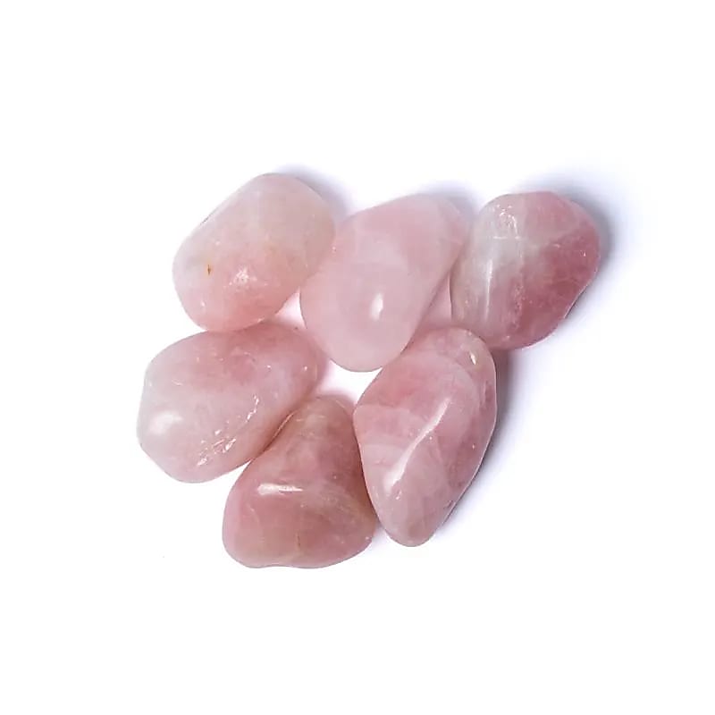 Rosenquarz, A- und AA-Qualität - Trommelsteine