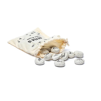 Runes Oracle Set - Ceramics in Cotton Bag