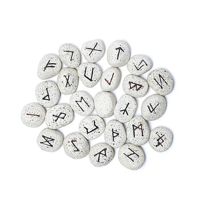 Runes Oracle Set - Ceramics in Cotton Bag