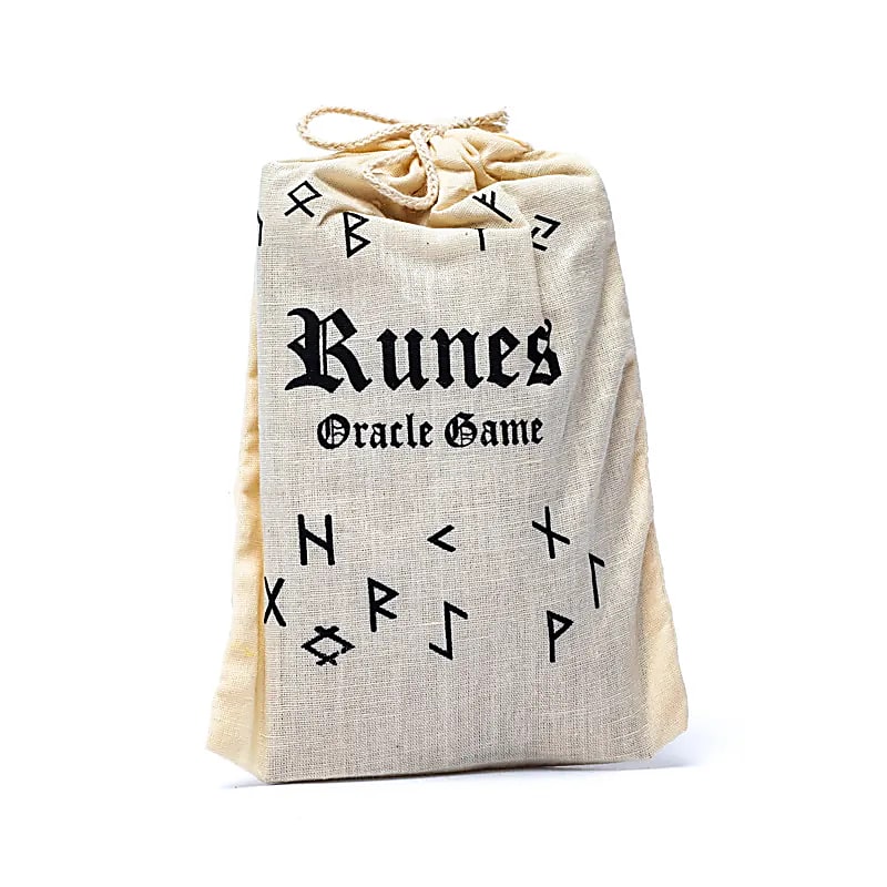 Runes Oracle Set - Ceramics in Cotton Bag