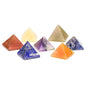 Gemstone SET "7 Pyramid Shaped Chakra Stones"