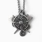 Halsband "Viking Vegvisir Skyddsamulett"