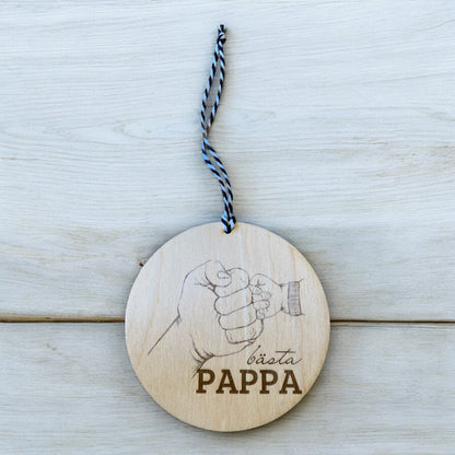 Wall mural "Best Dad" – A special gift for the best dad in the world! 👨‍👧‍👦💖