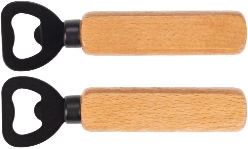 Personalisierter Flaschenöffner mit Gravur – Ein stilvolles und praktisches Geschenk – FSC®-lackierte Buche